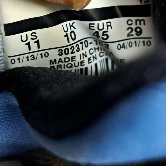 %Size 11 Nike Air Jordan 9 Retro 2010 Powder Blue Men AJ23 main image 6
